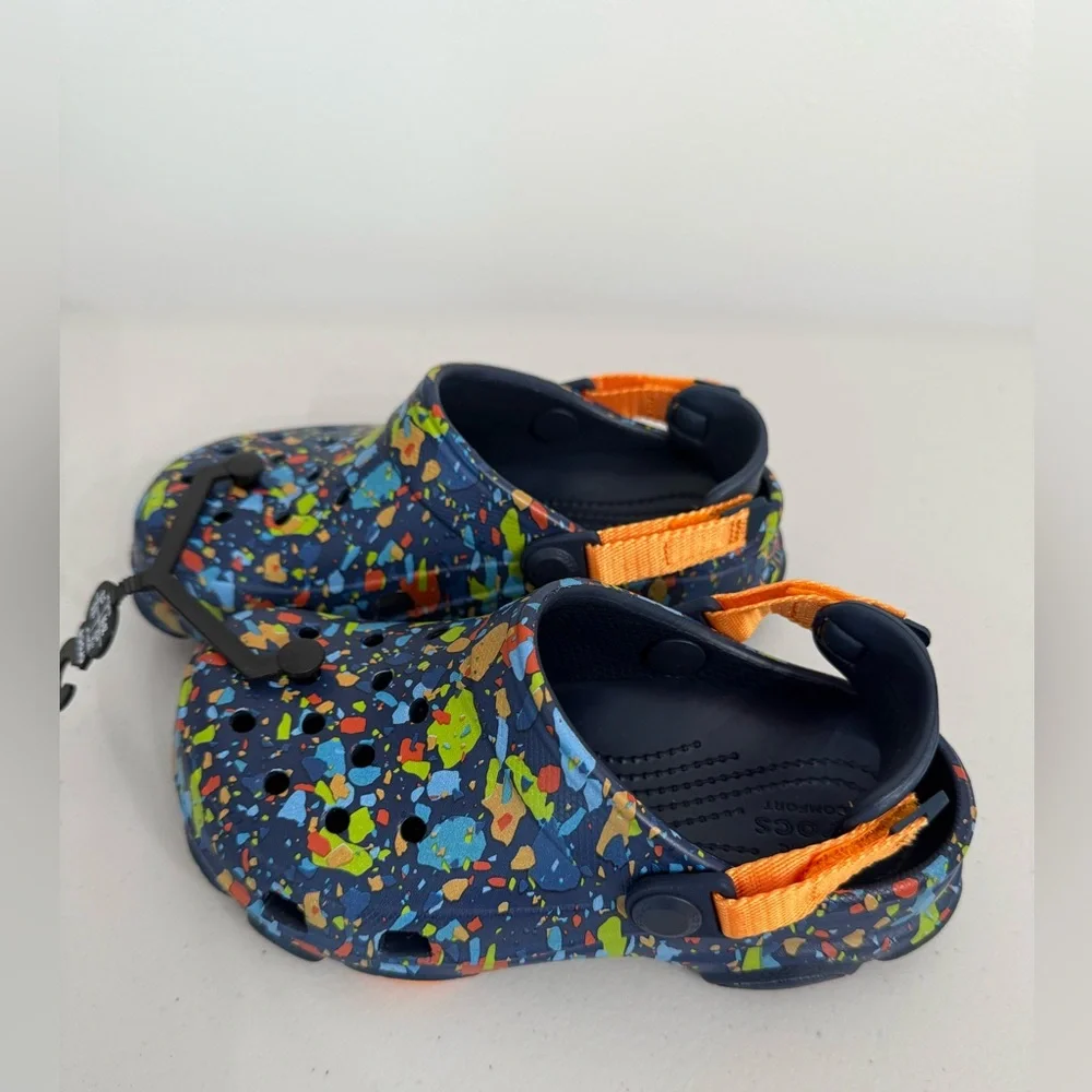 CROCS Childrens Classic All-Terrain Terrazzo Shoes C13